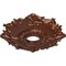 Ekena Millwork Riley Ceiling Medallion (Fits Canopies up to 4 5/8"), 18"OD x 3 1/2"ID x 1 1/2"P, Copper Penny CM18RLCPS - alternate 3